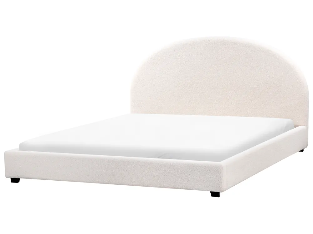 Bed Boucle VAUCLUSE 180 x 200 cm (EU Super King) Off-White_977176