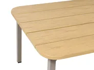 Lounge Set mit Tisch 5-Sitzer MURATO Metall Beige_1023500