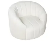 Living Room Set 6 Seater MALUNG Velvet Off-White_884040