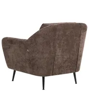 Living Room Set 3 Seater EIBY Chenille Dark Brown_1004239