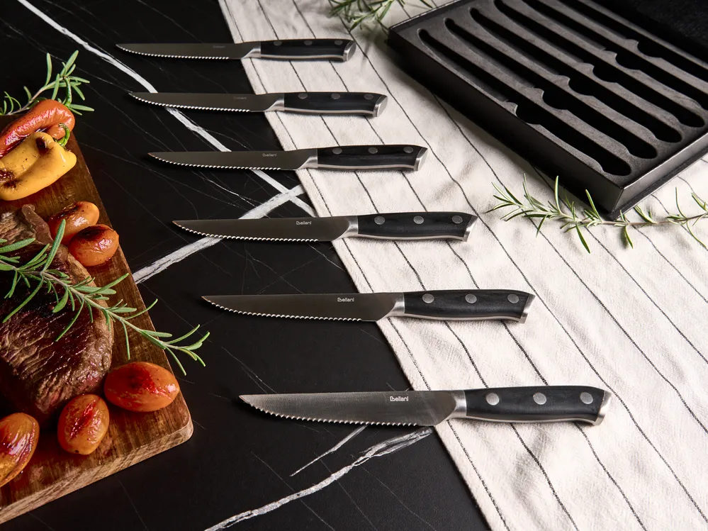 Steakmesser-Set 6-teilig TOYAMA Schwarz_1078530