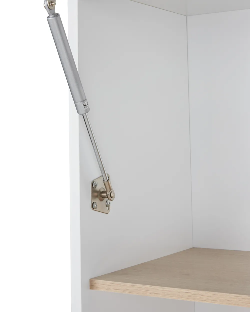 Vitrine mit Glastüren PARLIN 82 cm Weiß_913674
