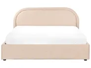 Ottoman Bed QUILLIEN Boucle Beige 160 x 200 cm (EU King Size)_989902