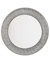 Wandspiegel CHANNAY 80 cm 80 cm Metall Silber