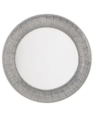 Wall Mirror CHANNAY 80 cm 80 cm Metal Silver_704598