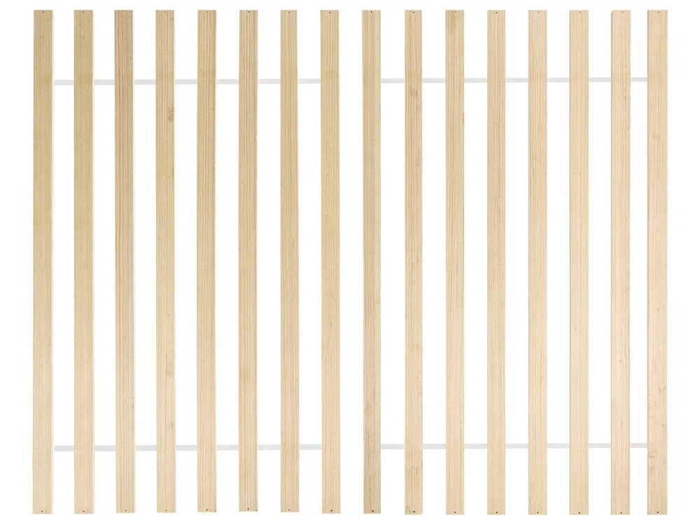 Bed Pine Wood ECHALLON 160 x 200 cm (EU King Size) Light Brown_1113476