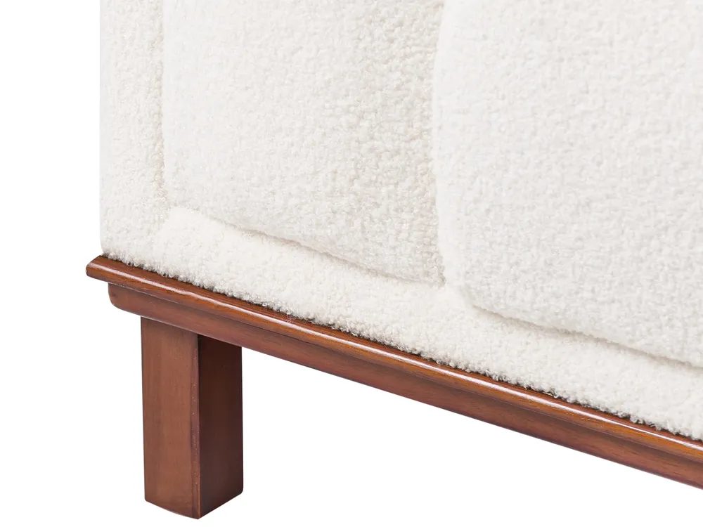 Ecksofa 4-Sitzer VENG Bouclé Cremeweiß linksseitig_1006975