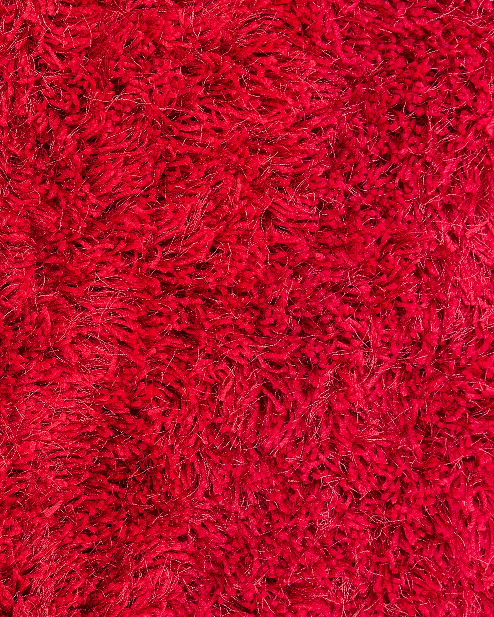 Tapis à poils longs CIDE Rouge 80 x 150 cm_746897