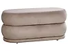 Polsterbank ELLENDALE Samtstoff Taupe