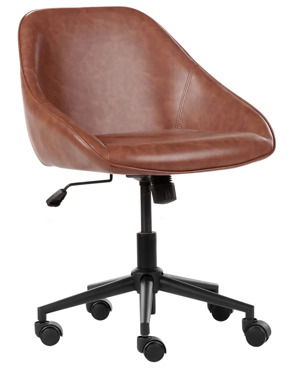 Schreibtischstuhl BARDSDALE Kunstleder Braun