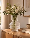 Blumenvase RODIA 24 cm Glas Transparent