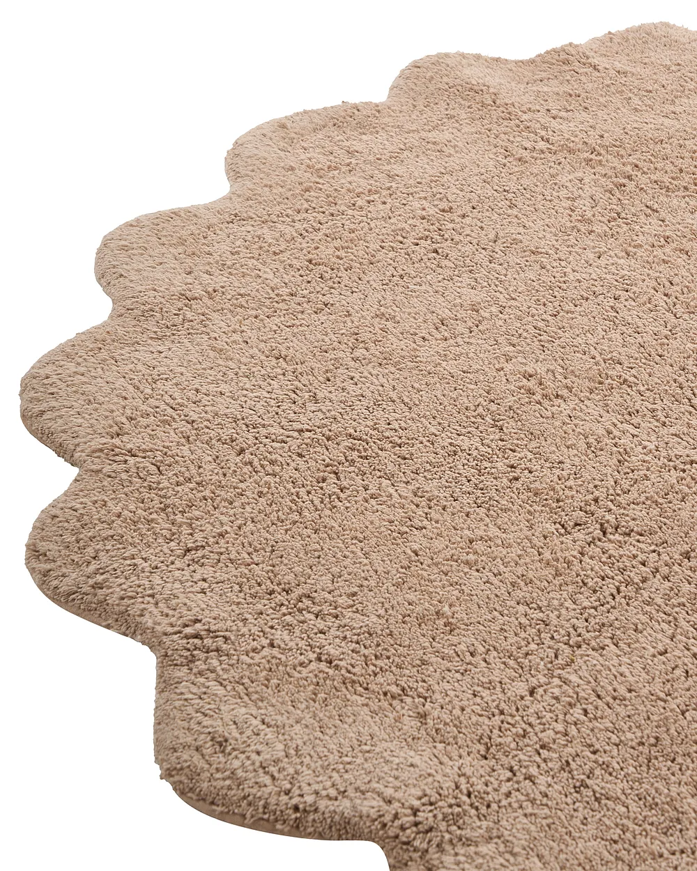 Kids Rug ANEGUNDI  Light Brown ø 120 cm Cotton with Cushion_1154920