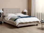 Waterbed Fabric LA ROCHELLE 140 x 200 cm (EU Double) Light Grey_917187