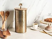 Aufbewahrungsbehälter ASWAN Metall Gold_1183015