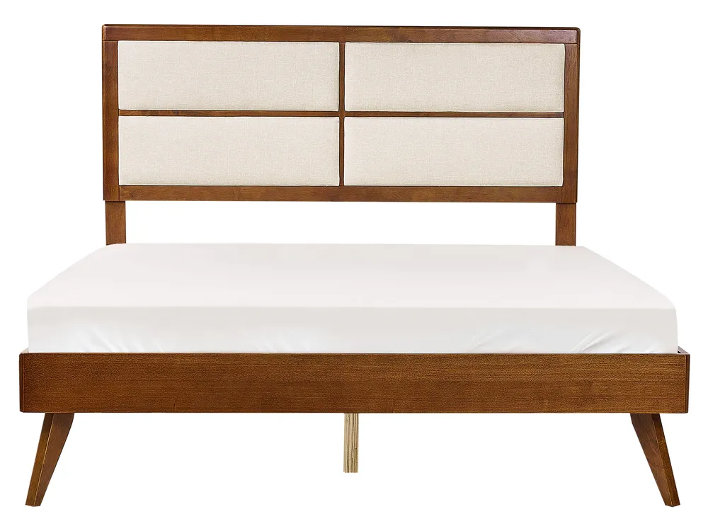 Bett mit Lattenrost POISSY 160 x 200 cm Dunkle Esche_927883