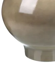 Blumenvase MAGAN 31 cm Keramik Taupe_847845