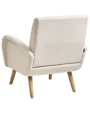Armchair PLASSEN Fabric Light Beige_1012166
