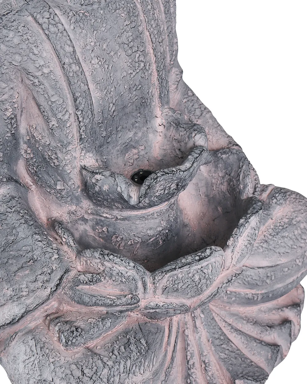 Gartenbrunnen LED URLANTE Buddha Grau_1064139
