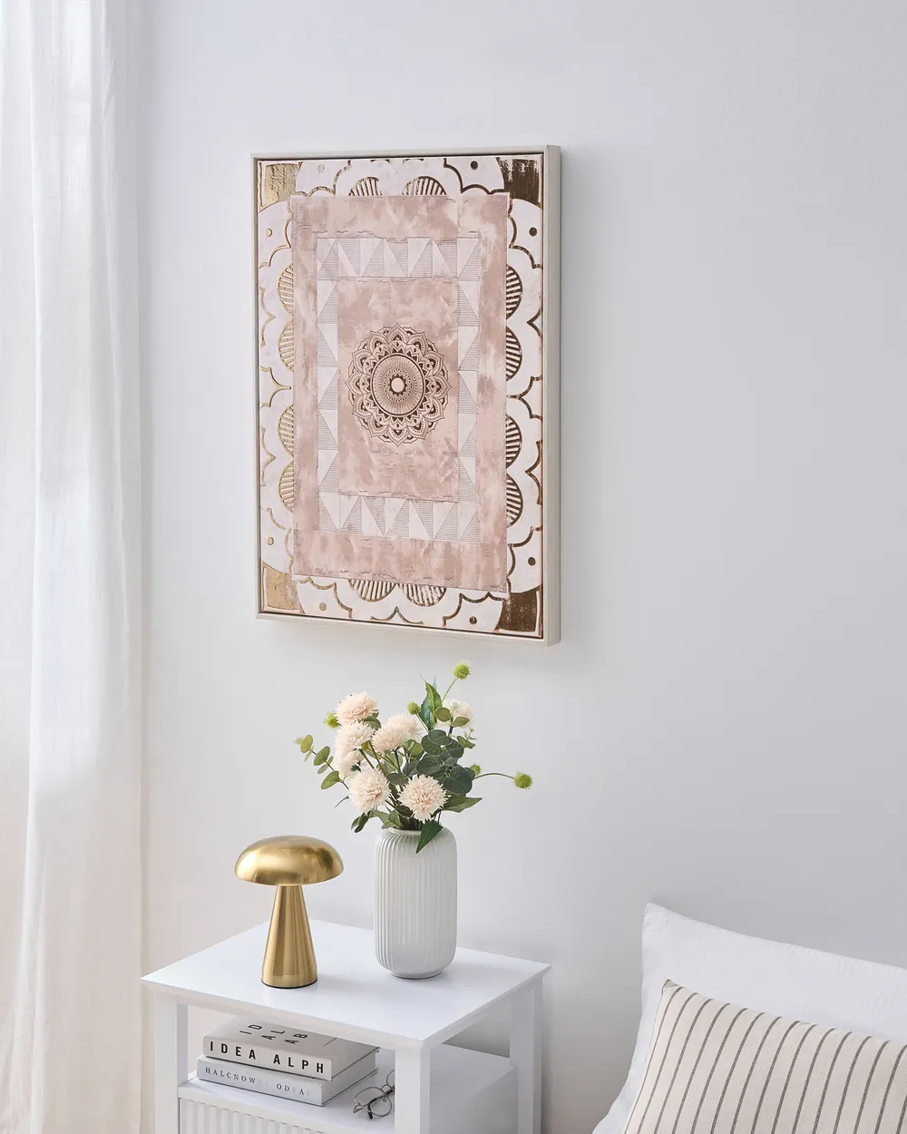 Canvas CALLAN Abstraktes Muster Gold