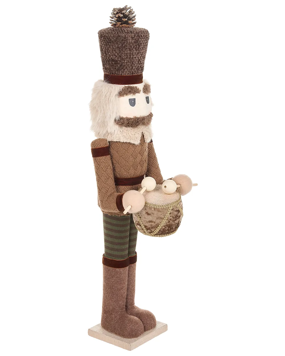 Set od 2 dekorativne figurice KOLARI 68/91 cm Orašar Smeđi_1156775