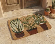 Fußmatte ANAMUDI Naturfarben 40 x 60 cm Kokosfasern_1057529