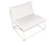 Garden Sofa Set 4 Seater PICO Metal Light Beige_1012993