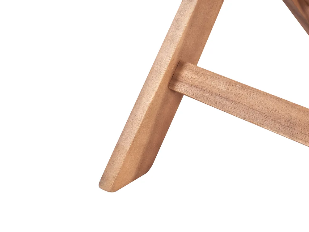 Bistro Set klappbar CALCIANO zertifiziertes Akazienholz Braun_986030