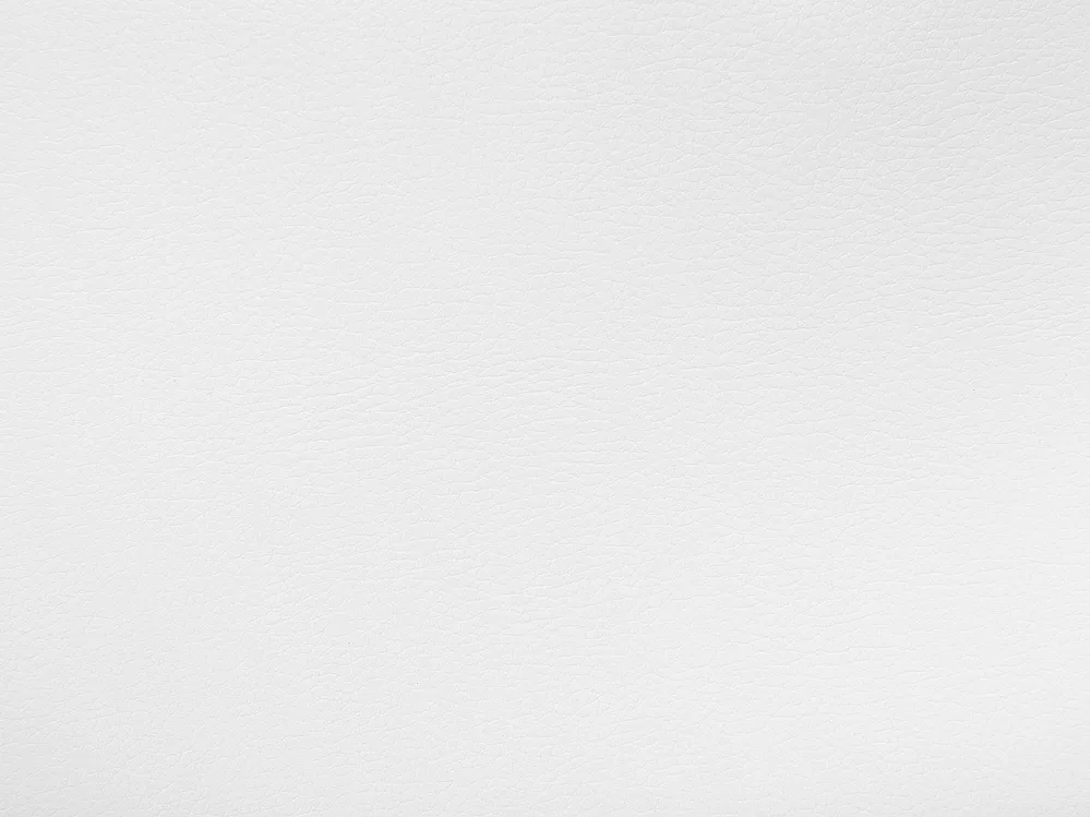Bed Faux Leather METZ 140 x 200 cm (EU Double) White_720135