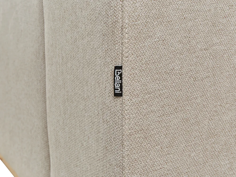 Ecksofa 3-Sitzer NORA Stoff Hellbeige linksseitig_937396