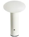 Kabellose LED Tischlampe BUAYAN mit Dimmer Metall Weiß