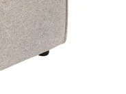 Rechtsseitige Chaiselongue BRANDE Stoff Hellbraun_1028753