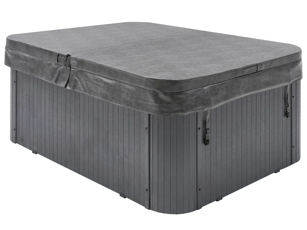 Outdoor Whirlwanne mit LED MUCURCA Grau_1109504