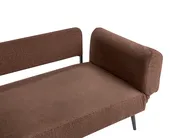 Schlafsofa 2-Sitzer DOROTEA Bouclé Braun_1071370