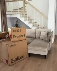 Draaifauteuil ALVDAL Stof Lichtbeige_1187963
