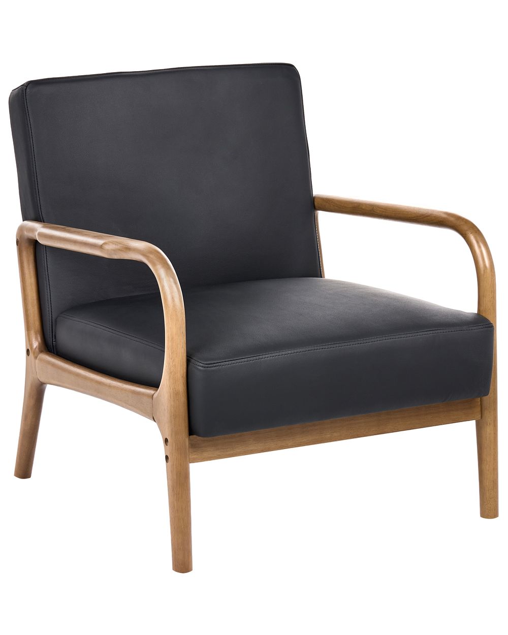 Fauteuil SENNELS Cuir Noir
