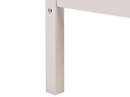 Himmelbett Metall LESTARDS 140 x 200 cm Hellbeige_1165315