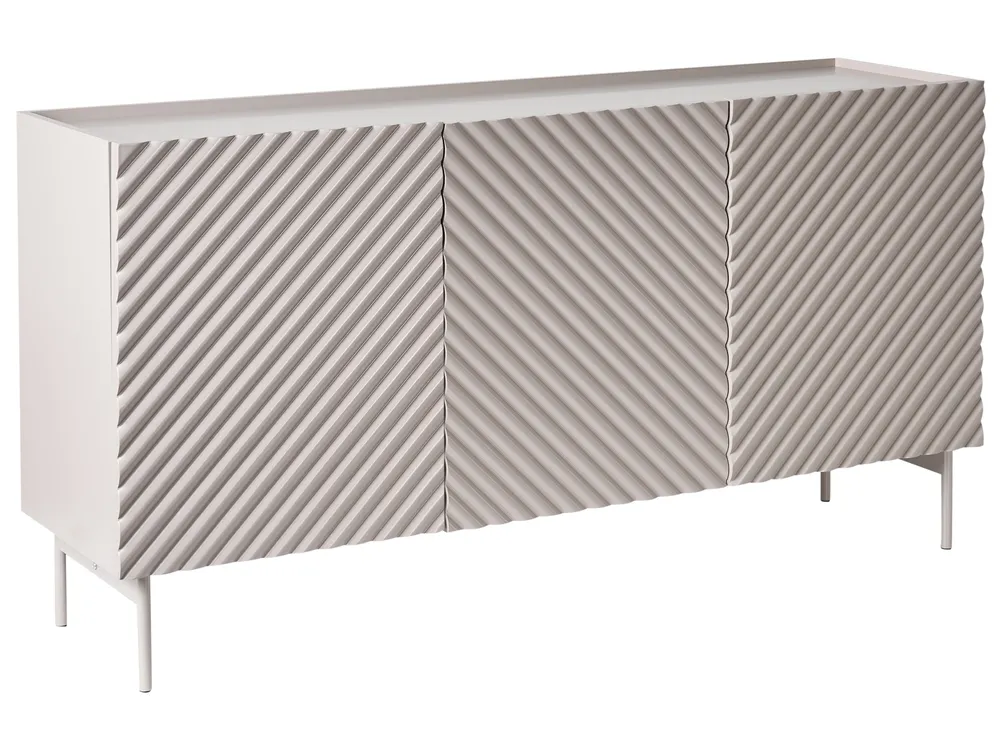 Sideboard mit 3 Türen YARAKA Hellbeige