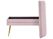 Upholstered Storage Bench DURHAM Velvet Pink_1185968