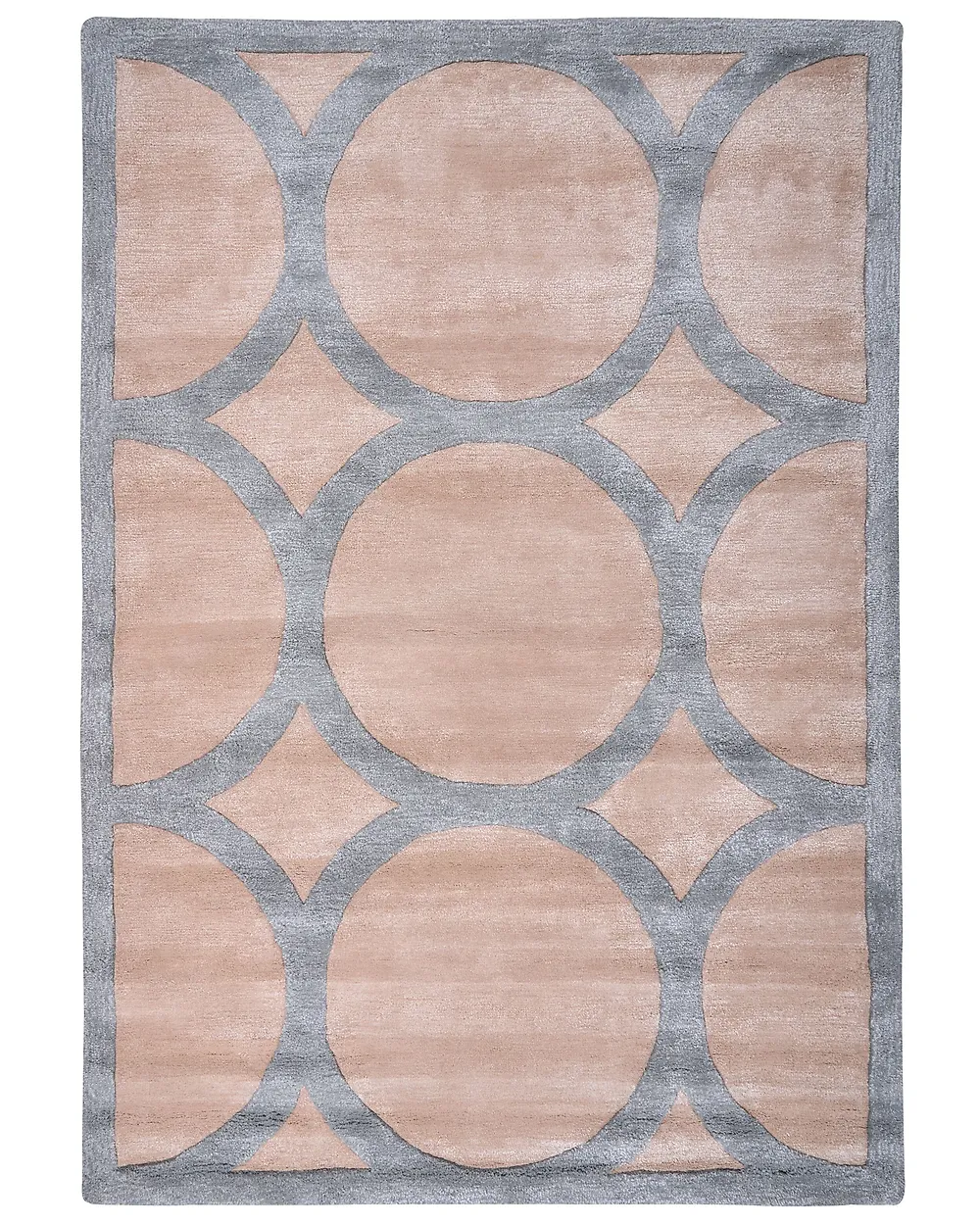 Teppich MALAN Hellbraun 160 x 230 cm Viskose_1183840