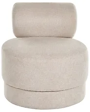Drehsessel KARVIA  Stoff Hellbeige_1165205