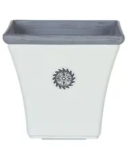 Blumenkübel ELATEIA 43 cm Weiß_739735