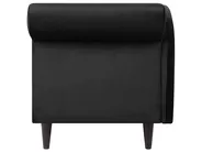 Right-Hand Chaise Longue LUIRO with Storage Velvet Black_769525