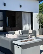 Gas Fire Pit AMBRIM Concrete Light Grey_1000973