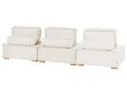 Modulsofa 3-Sitzer TIBRO Stoff Cremeweiß_1058136