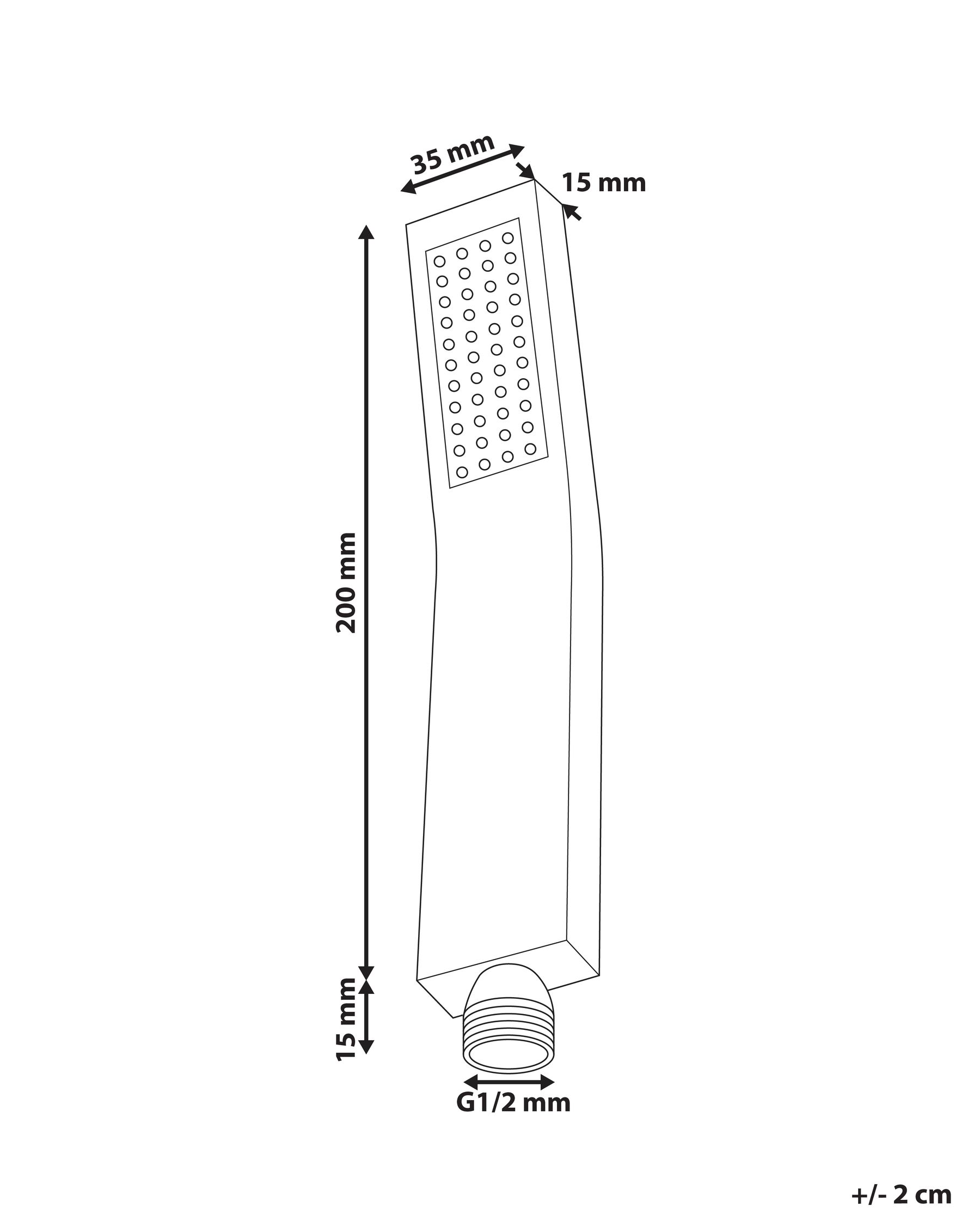 Shower Head AMBORO Brass Gold_980694