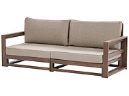 2 Seater TIMOR Wood Dark Brown_856744