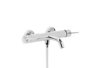 Wall Mounted Bath Shower Mixer Tap MELIQUINA Silver_995973