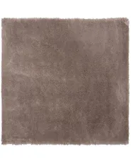 Zottelteppich EVREN Hellbraun 200 x 200 cm_758583