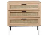 Kommode mit 3 Schubladen PASCO Hellbraun_899855