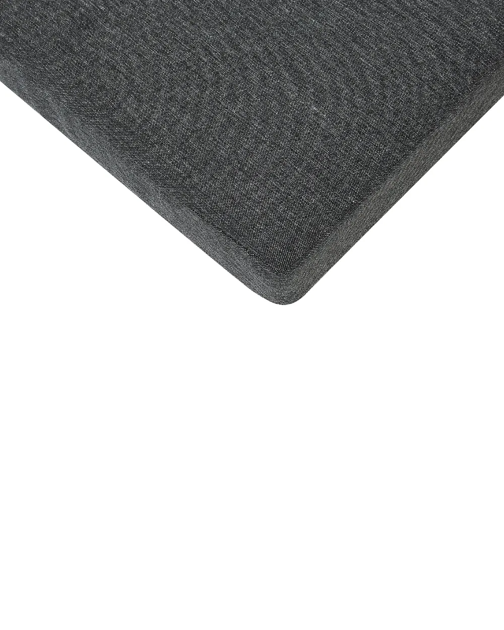 Set mit 4 Stühlen und Sitzkissen TAVIANO Metall Schwarz_841721